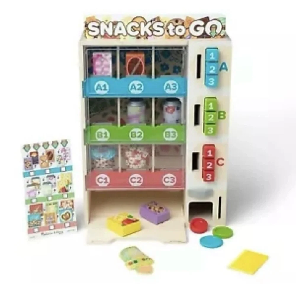 Melissa & Doug Sort, Stock, Select Wooden Vending Machine Play Set BRAND NEW BOX